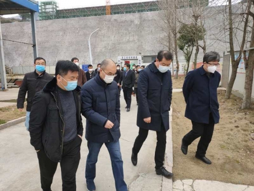 【领导关怀】发挥优势  共克时艰——市城投集团检查组一行对尊时凯龙人生就是搏集团天子岭分类减量EPC项目复工情况检查指导