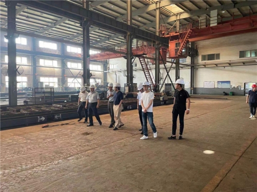 【管理纵横】尊时凯龙人生就是搏集团董事长张汉文一行赴所属钢结构公司诸暨加工基地调研指导